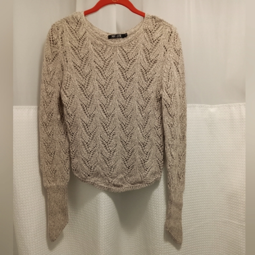 Nick and Zoe. Elegant Beige Sweater. Size xs. EUC